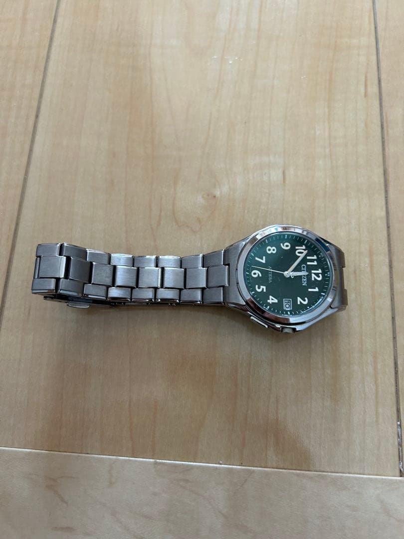 シチズン アテッサ ATD53-2846 美品 チタン 電波 ソーラー