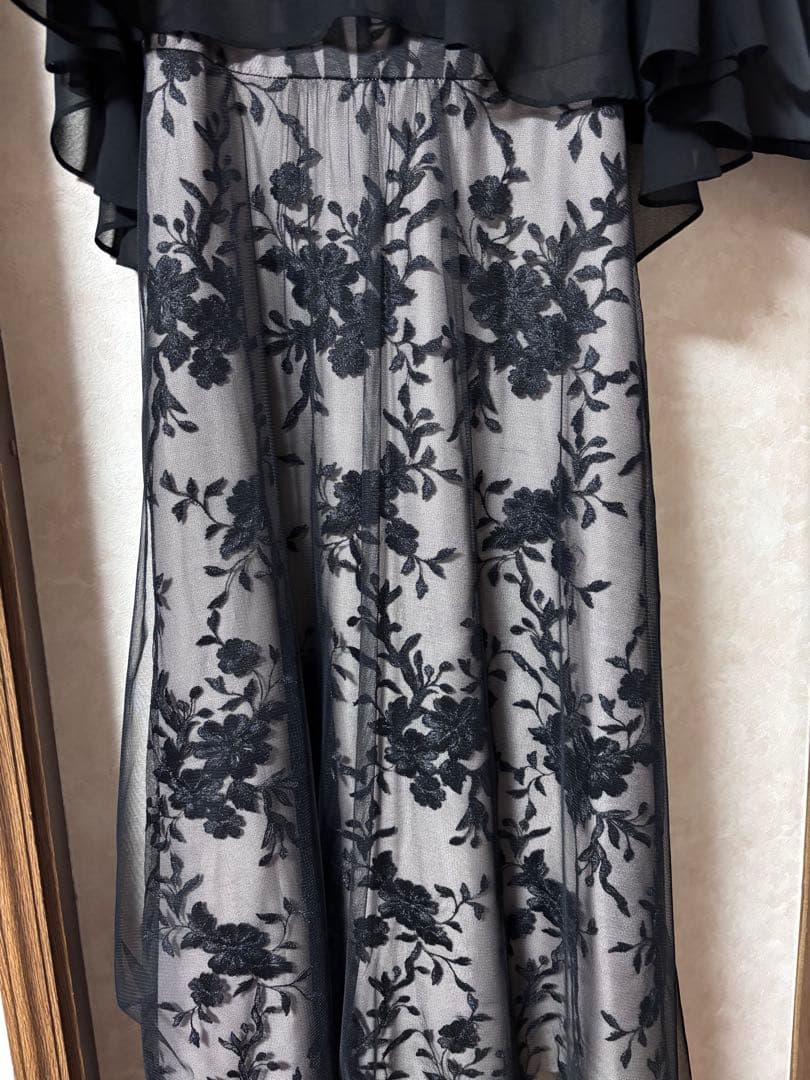 formforma マザードレス ケープとレースドレス2点セット+ジャケット