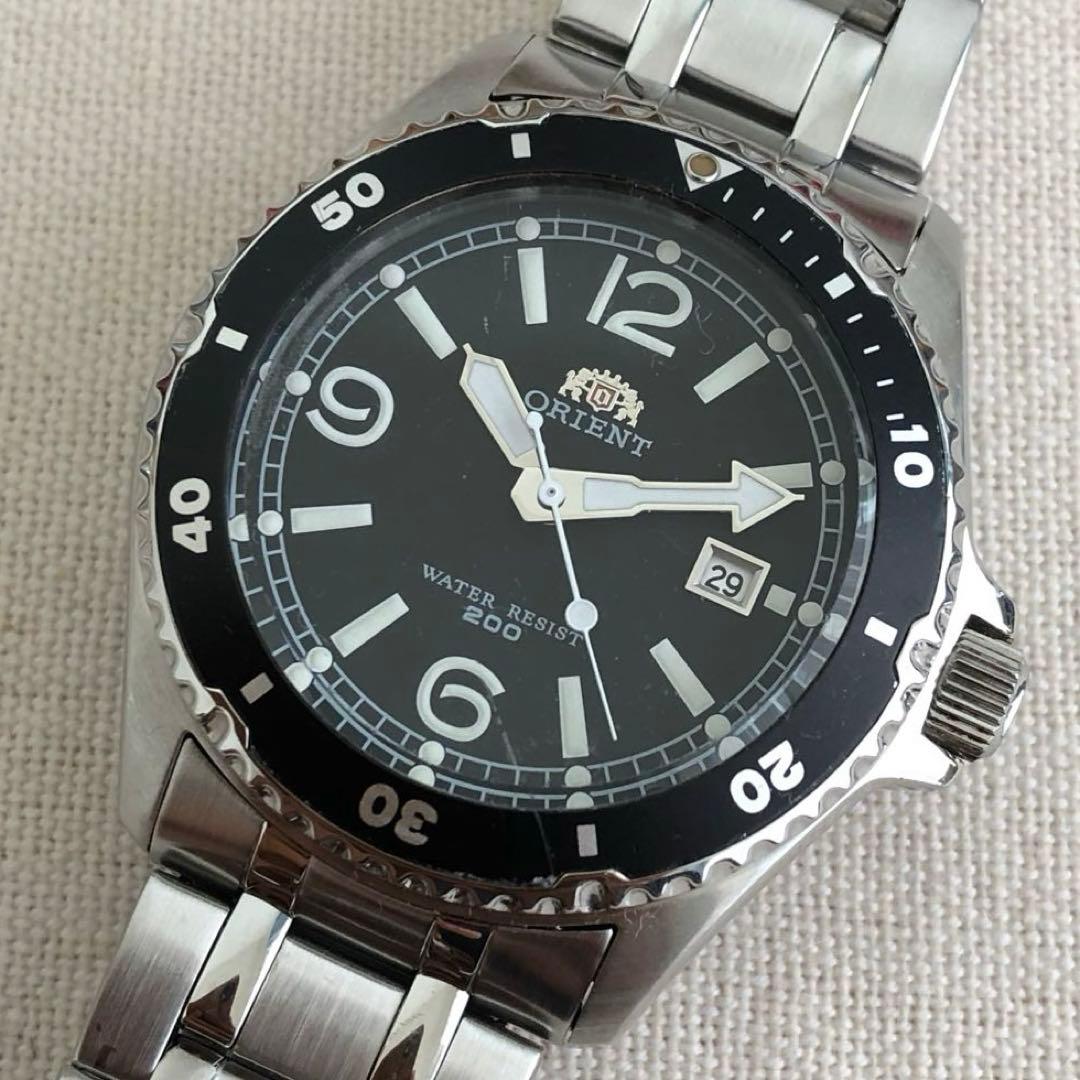 《中古》ORIENT オリエント　ダイバー　200 クォーツ　腕時計