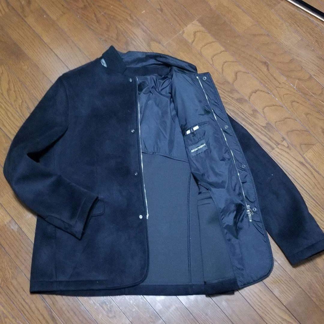 エンポリオアルマーニ　メンズジャケット　ブラック　スタンドカラー　58