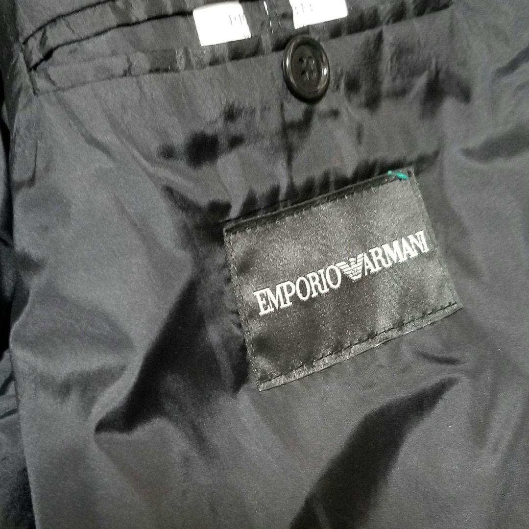 エンポリオアルマーニ　メンズジャケット　ブラック　スタンドカラー　58