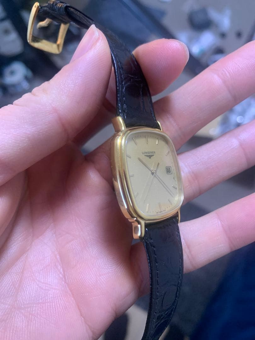 LONGINES ゴールド スクエア 腕時計