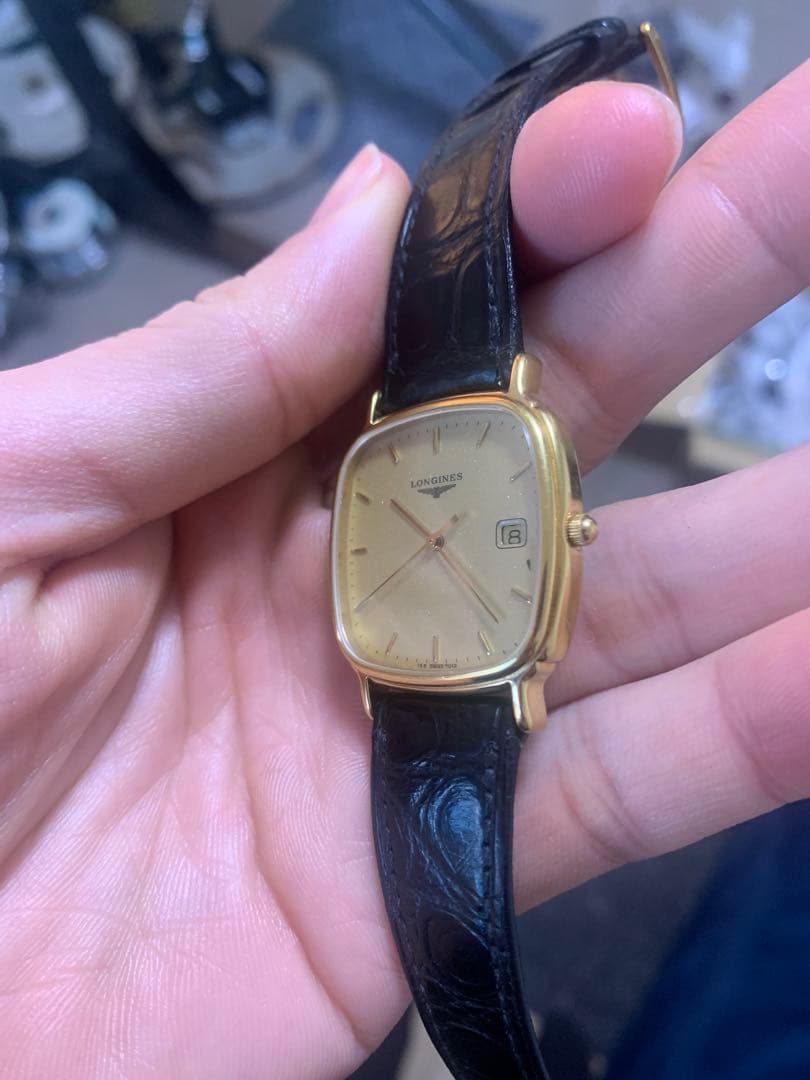 LONGINES ゴールド スクエア 腕時計