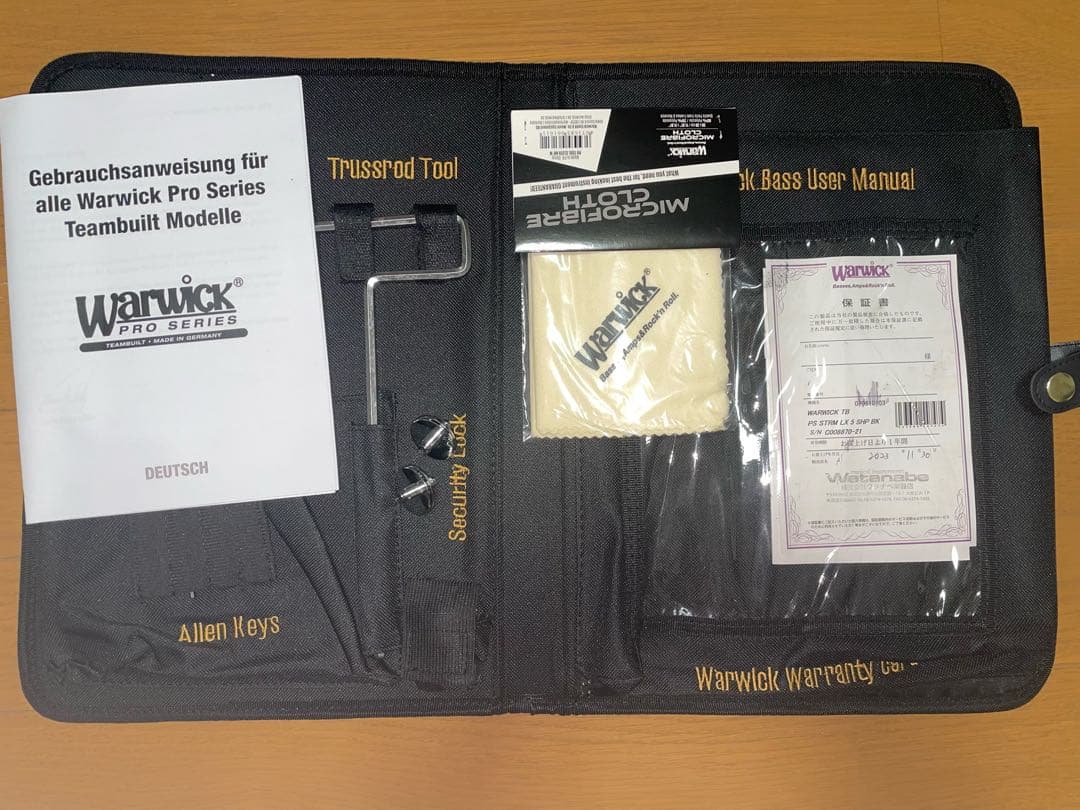 ドイツ製 Warwick Streamer LX 5弦ベース 美品