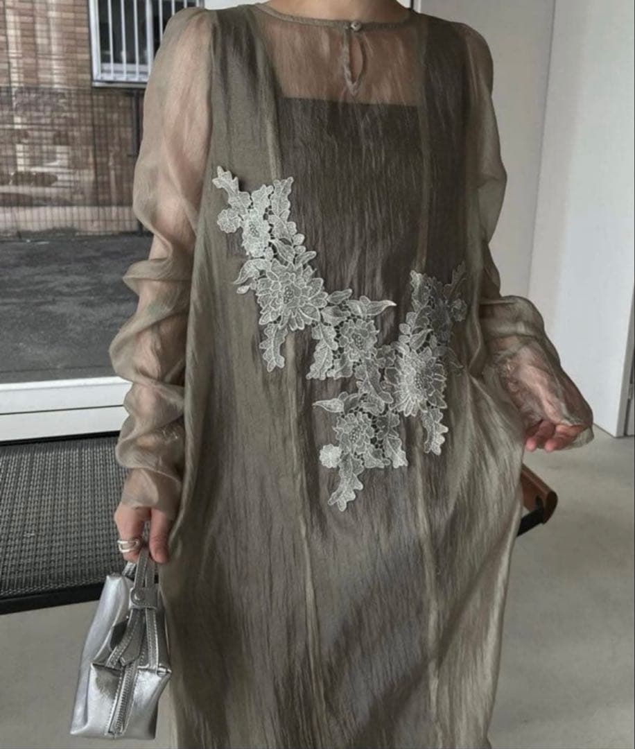 ウィルフリー willfully ワンピース　オケージョン　オリーブ