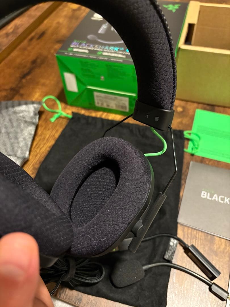 サウンドカード付 Razer BlackShark V2 ゲーミングヘッドセット