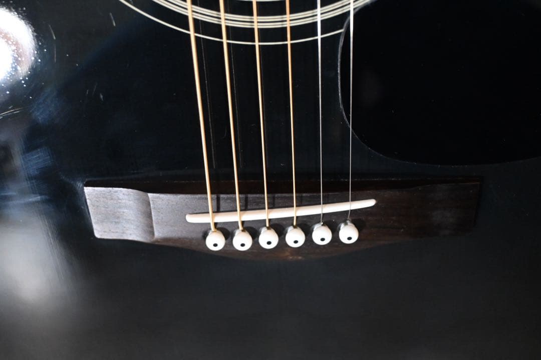 【整備・清掃・弦交換済】YAMAHA FG-412 BL アコギ ブラック 黒