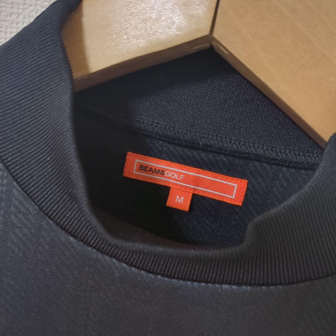 ★美品★BEAMS　GOLF　エンボスチェックモックネック　サイズ　M