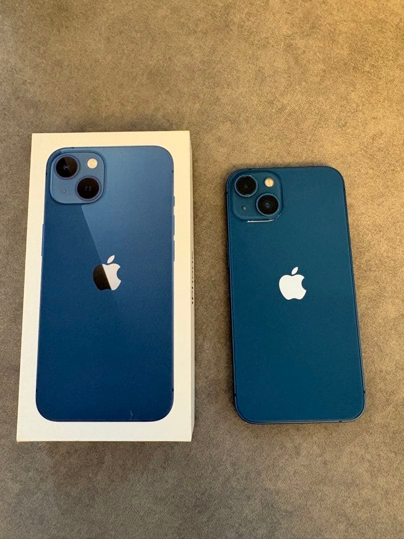 iphone 13 128GB ブルー　simフリー