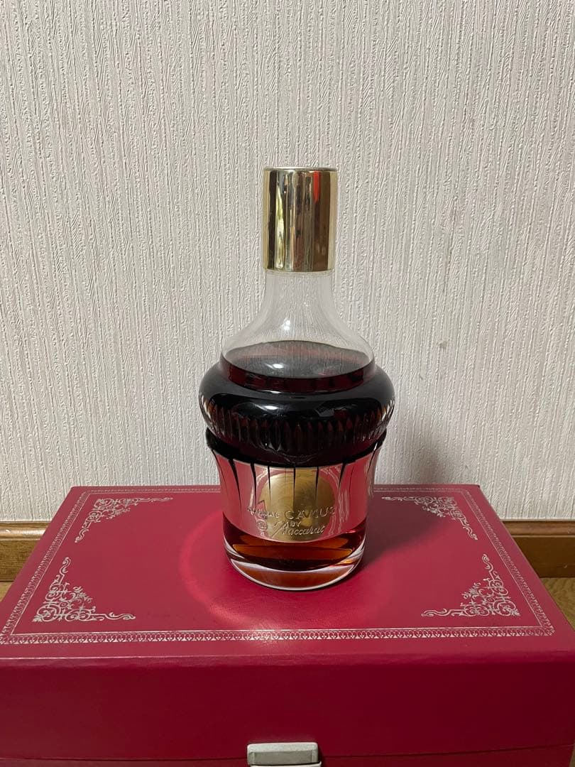 【未開栓】CAMUS(カミュ ブランデー シルバートップ バカラボトル)