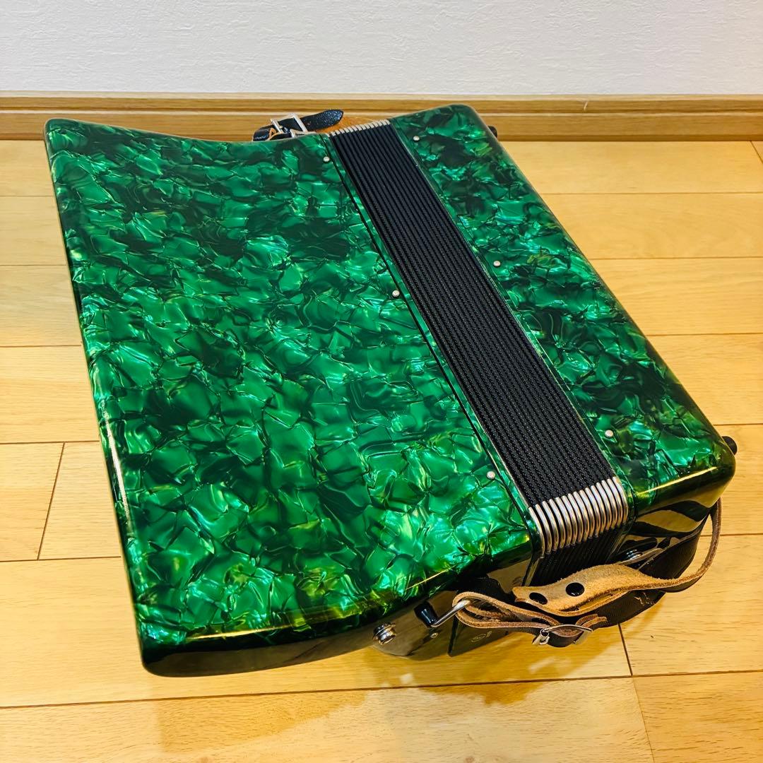 希少　YAMAHA ヤマハ アコーディオン A-32B ソフトケース付 レトロ