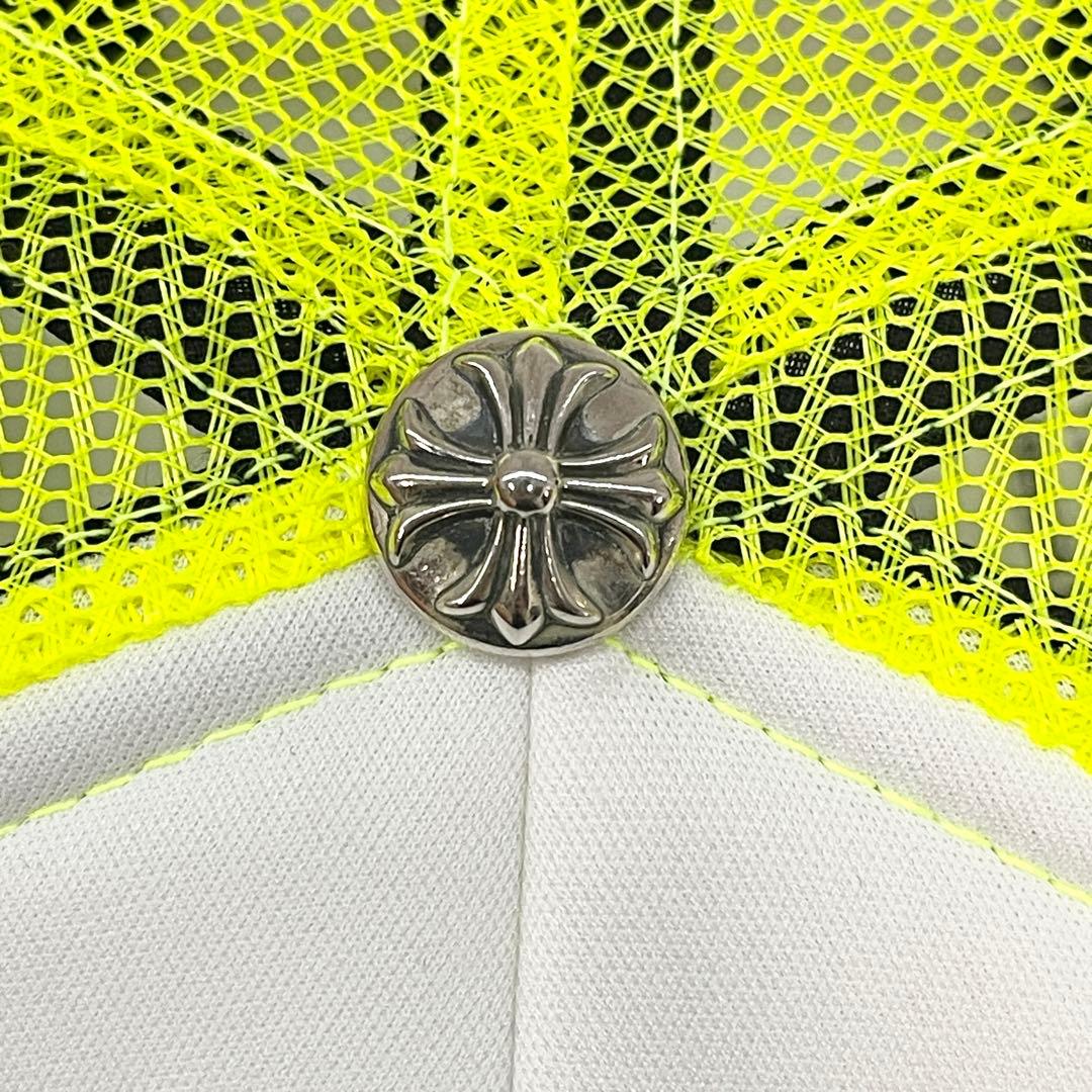 【年末セール】31日まで クロムハーツ クロスパッチ トラッカーキャップ 黄色