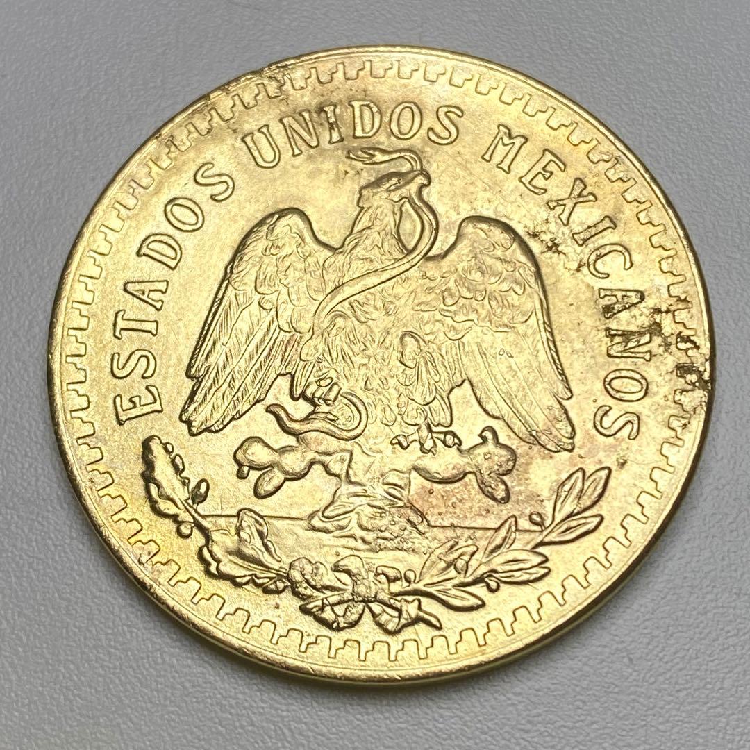 古銭　メキシコ　勝利の女神　５０ペソ　金貨　１８２１／１９２１　詳細不明