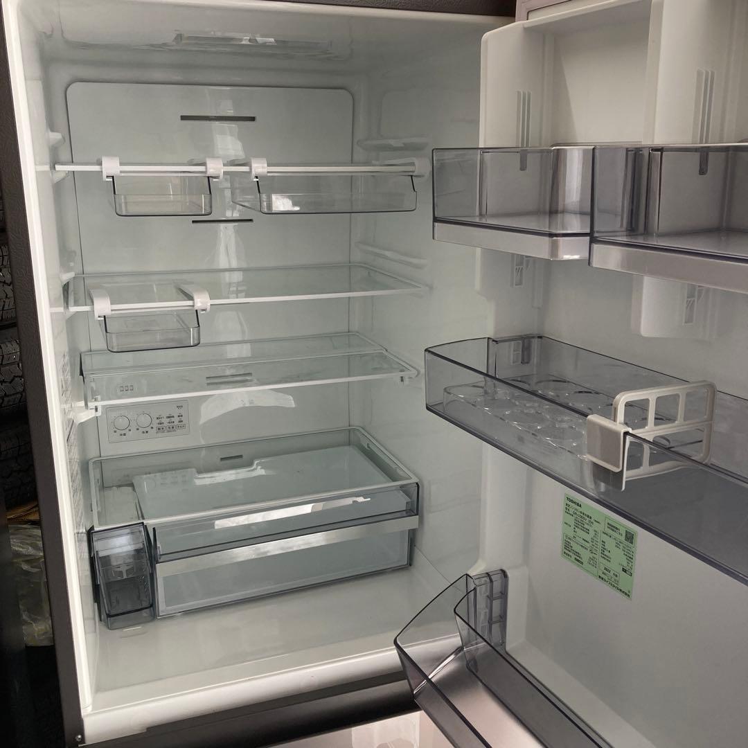 TOSHIBA 356L 冷蔵庫 GR-U36SV(ZH) 2022年製 右開き