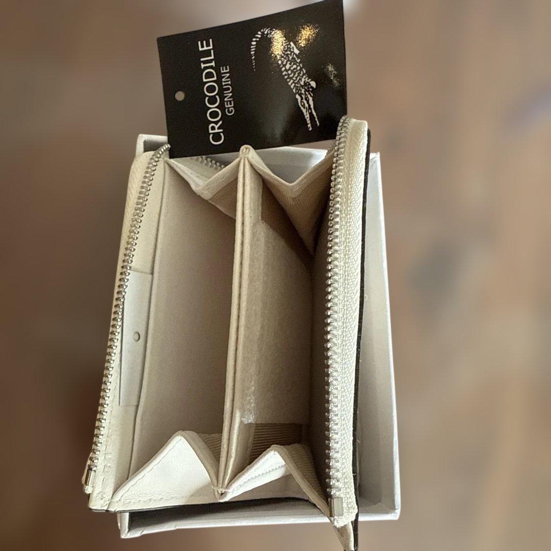 ホワイト クロコダイルケース