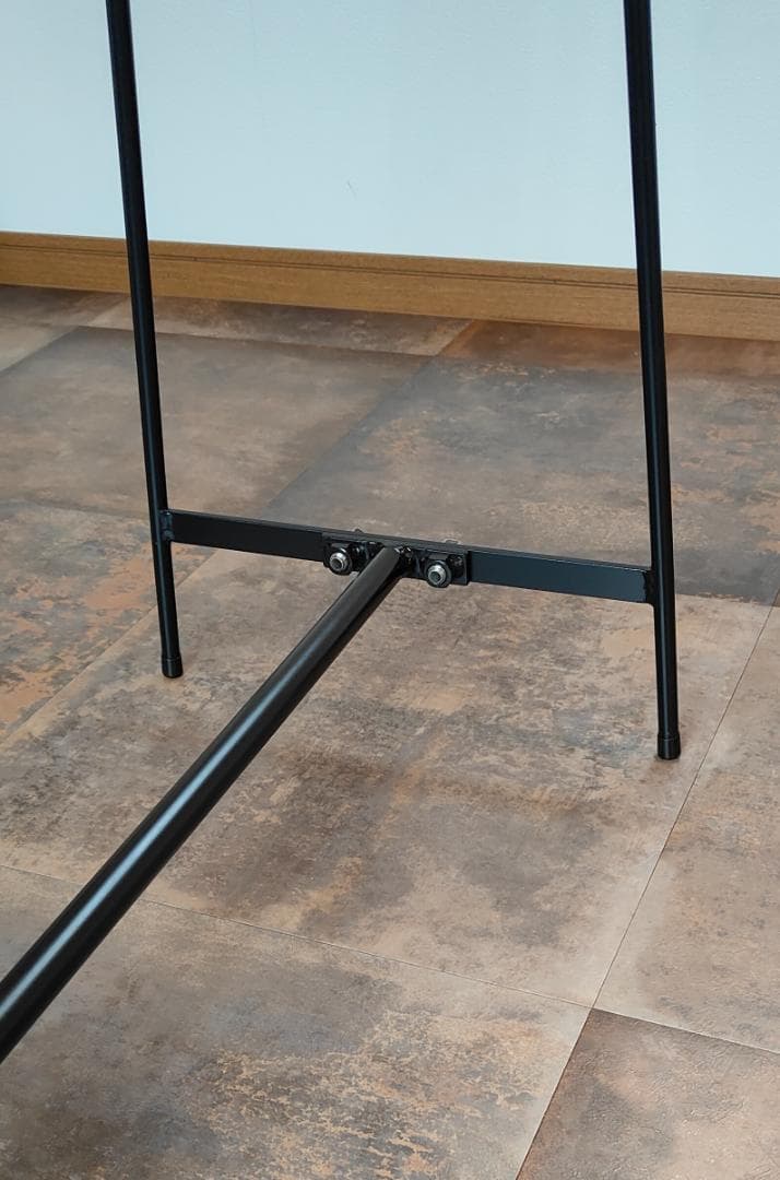 ハンガーラック アイアン アンティーク 棚板付 店舗什器 スチール シェルフ