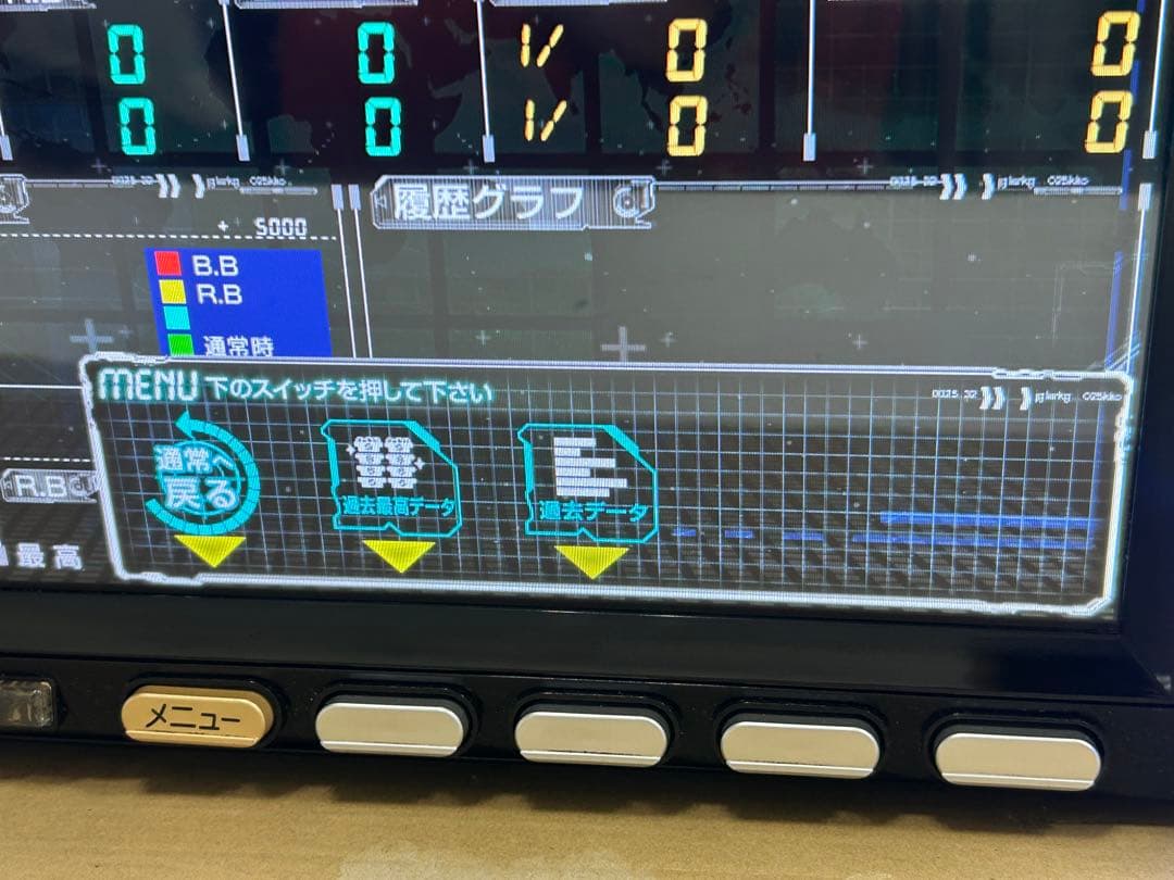 家庭用加工済•データカウンター・ビックウォーズパネラNS•スロ用・自立スタンド付