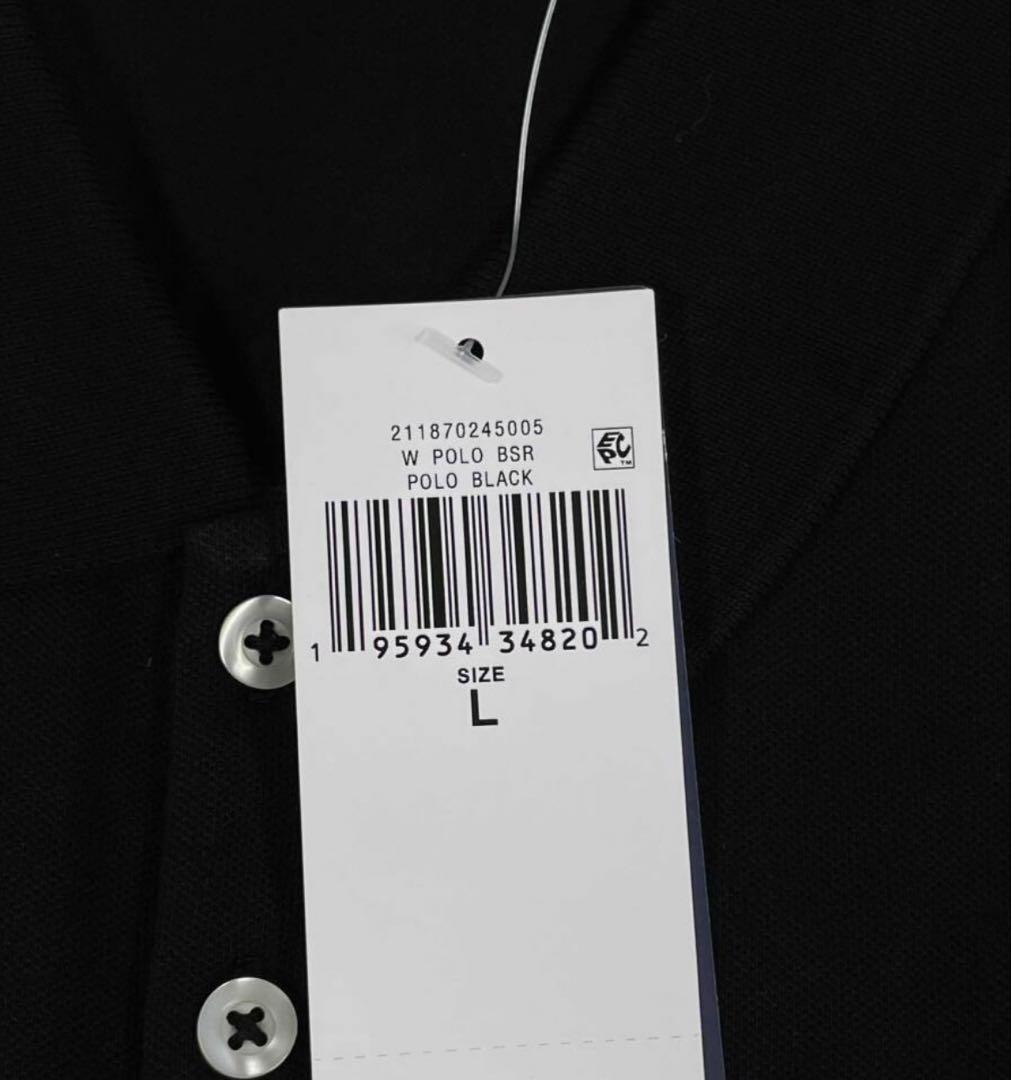 ラルフローレン ブラック ポロシャツ Lサイズ スリムフィット