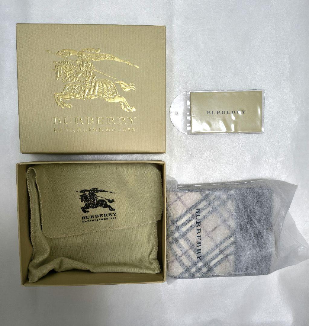 Burberry チェック柄 二つ折り財布
