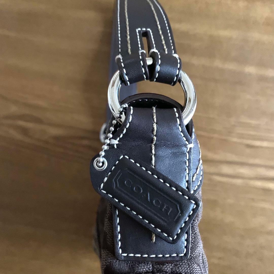 COACH ソーホー　シグネチャー　 フラップハンドバッグ