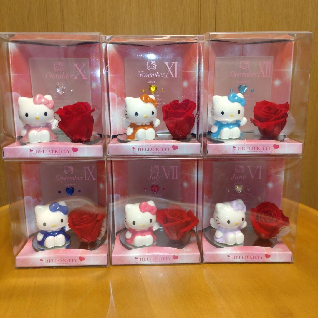 ハローキティ　誕生石　置物