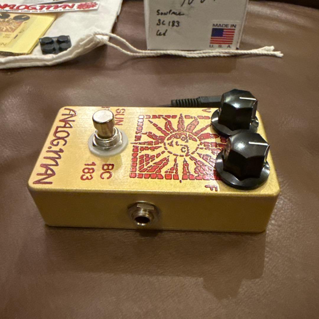 【ファズ】ANALOG.MAN SUN FACE BC 183