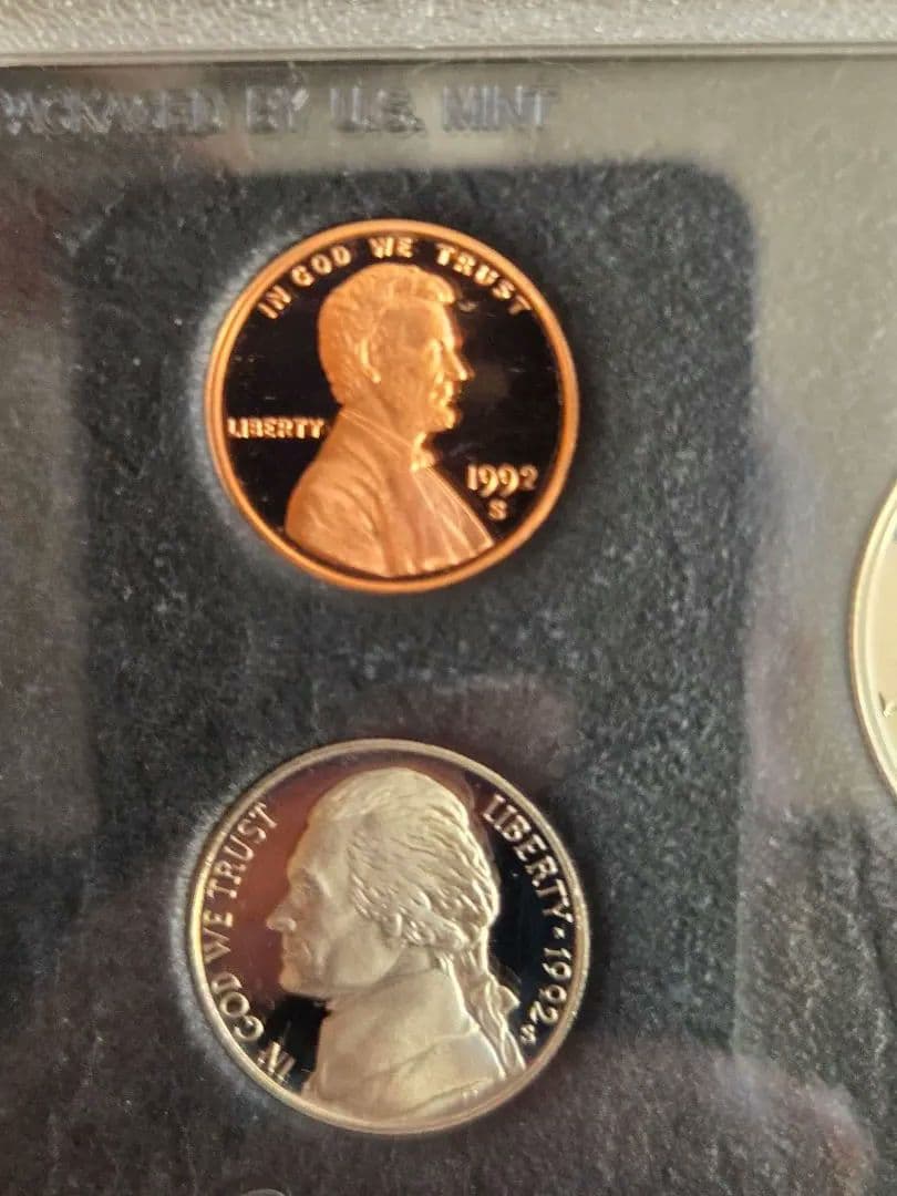 (プルーフ) アメリカ合衆国　シルバープレミアプルーフセット　1992 S