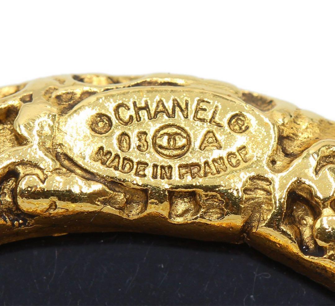 Q2876 美品 シャネル ココマーク ラウンド ブローチ