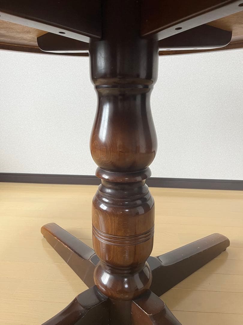 飛騨産業　キツツキ　穂高　ダイニングテーブル　円卓　USED