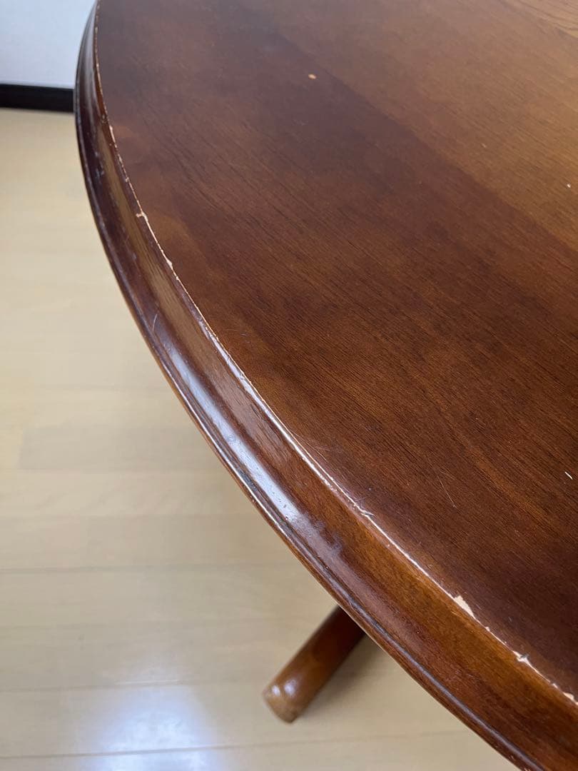 飛騨産業　キツツキ　穂高　ダイニングテーブル　円卓　USED