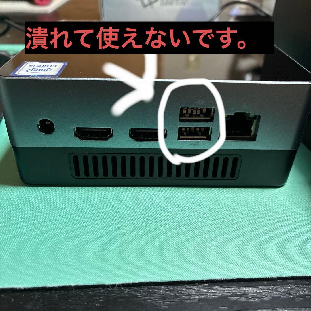 Z*u様 ミニpc Windows11 Pro GMKtec 故障箇所有り。