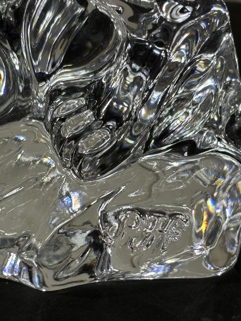 新品nachtmann 北一ガラス　虎 寅クリア 干支 オブジェ 置物クリスタル