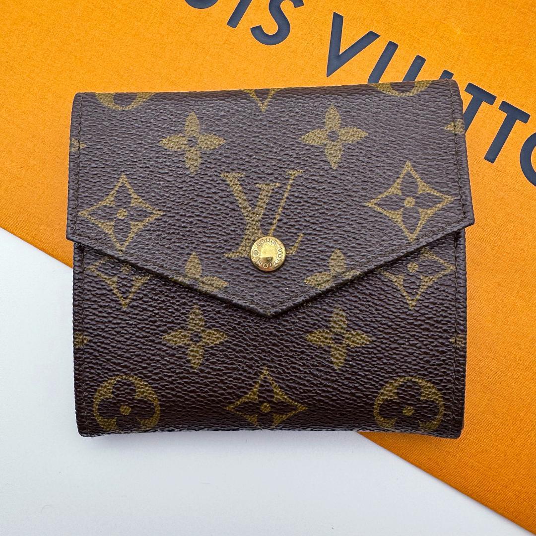 ルイヴィトン モノグラム ポルトモネビエ・カルトクレディ 二つ折り財布
