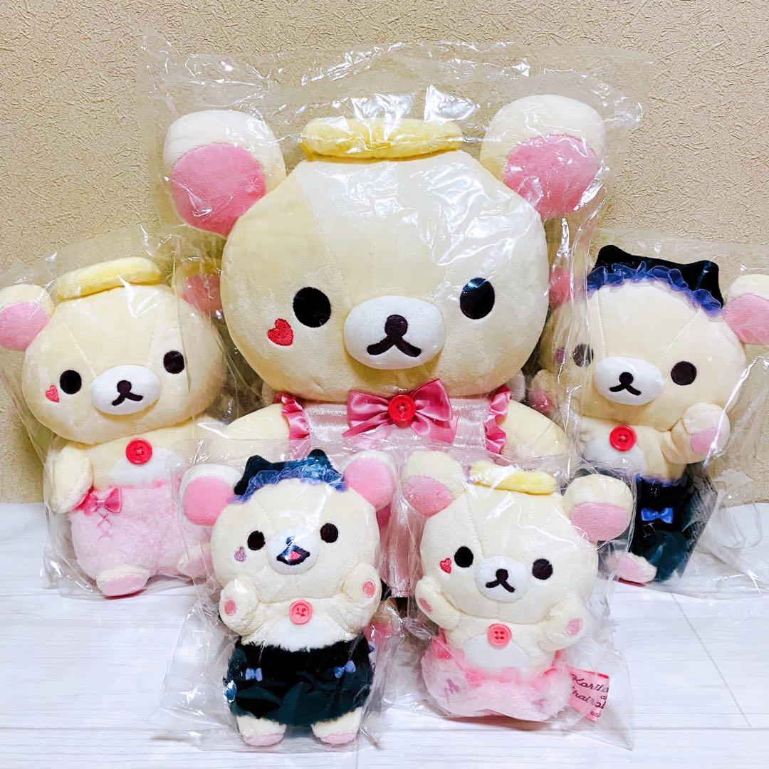 コリラックマストア　ぬいぐるみ　てんし　あくま　5体セット