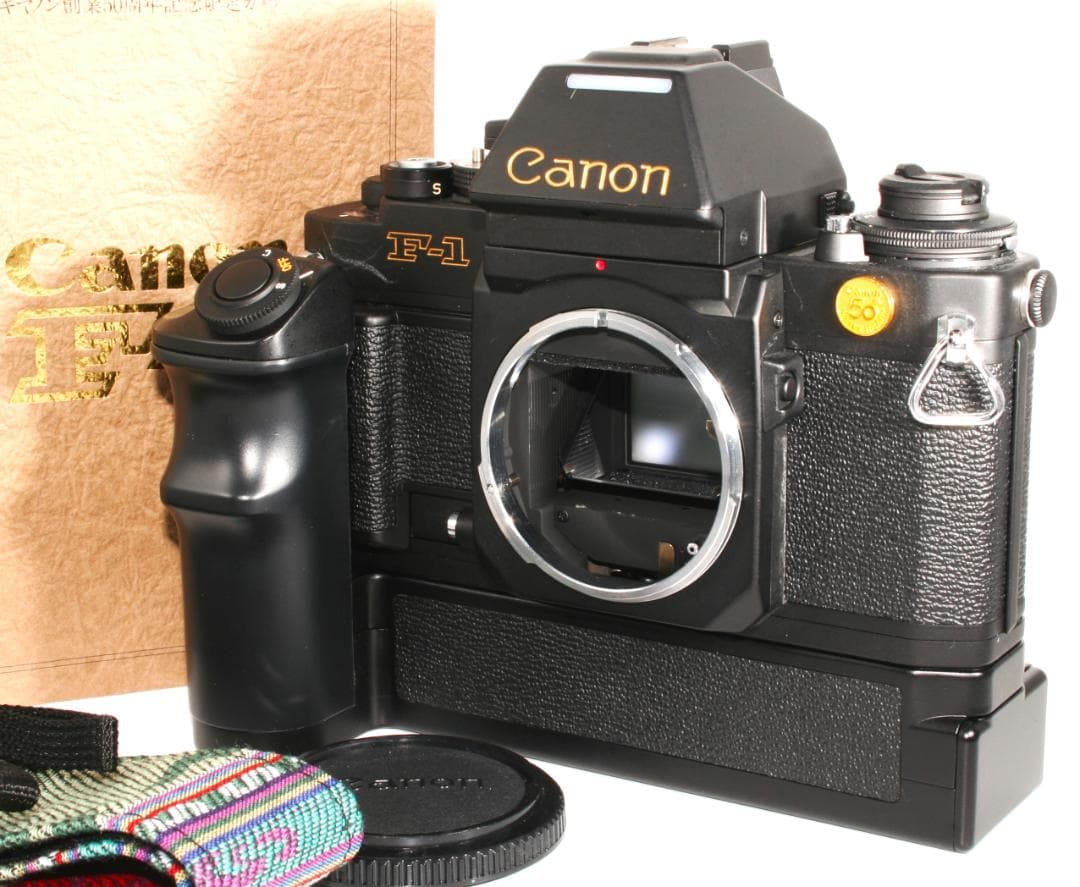 【美品】Canon New F-1 キヤノン50周年記念モデル 24Kメダル付