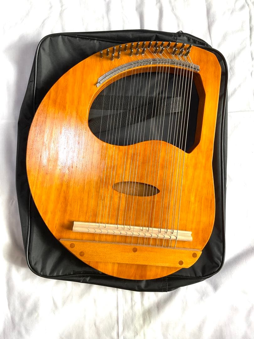 KANNABI 25弦ライアーと収納バッグセット　チューニング、替弦付