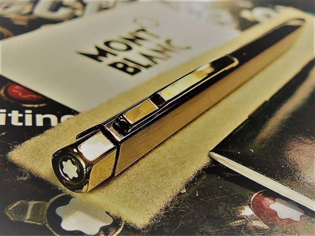 １本は欲しい総金張りのチタンボディ★稀少な価値ある逸品No20280★モンブラン