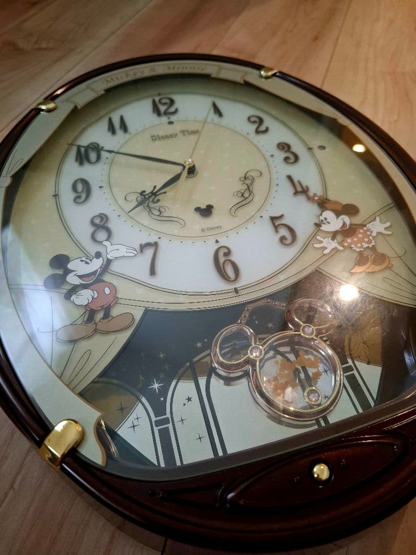 SEIKO ディズニータイム 電波掛け時計 ミッキー＆ミニー