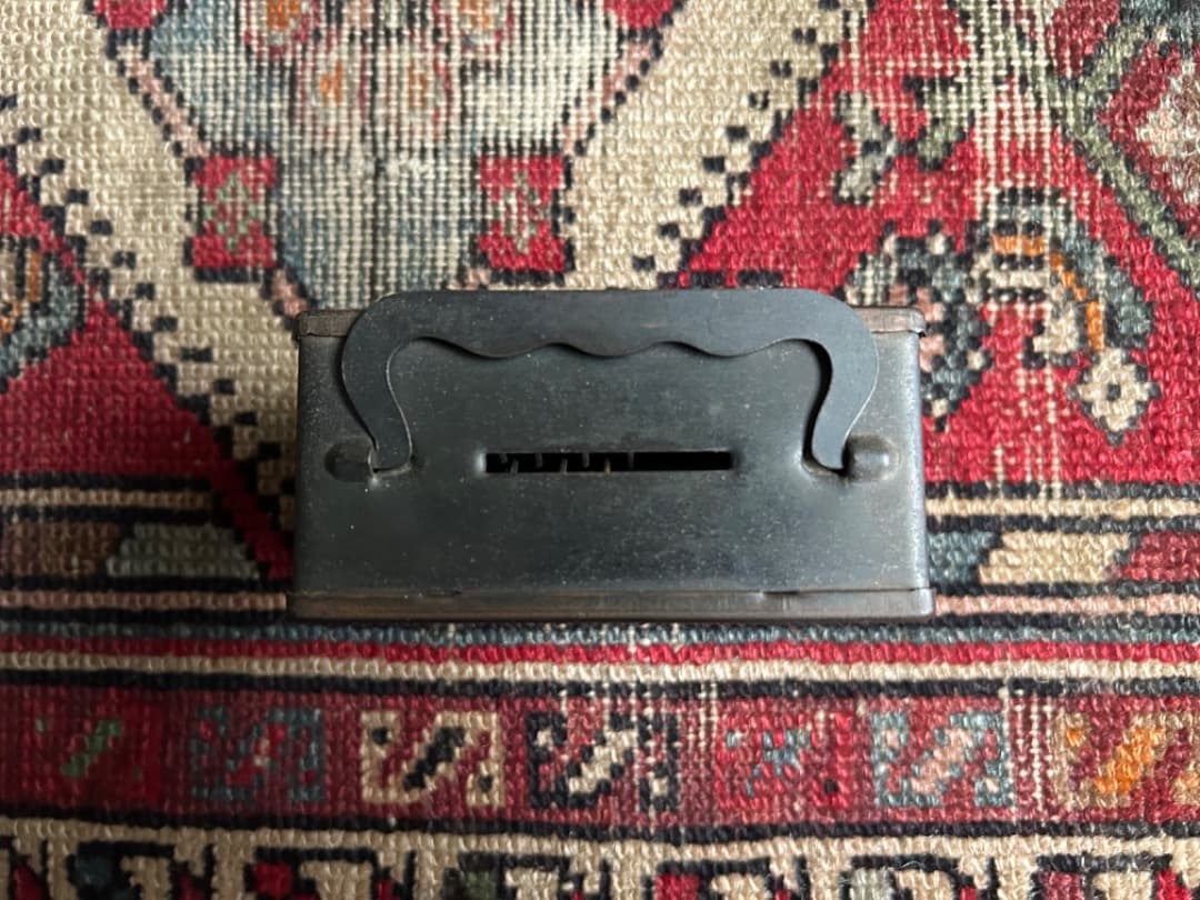 アンティーク Japanned Coin Bank ジャパンカラー バンク