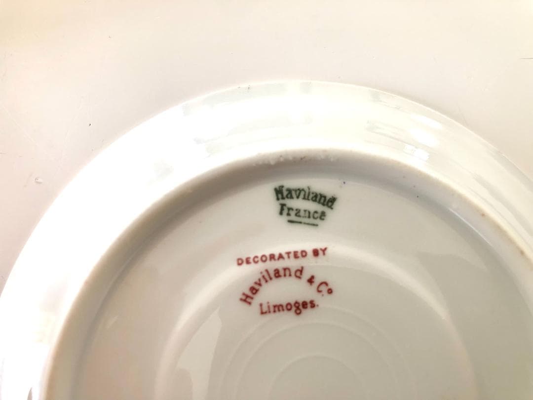 アビランド リモージュ カップ&ソーサー 金彩花柄 【アンティーク】