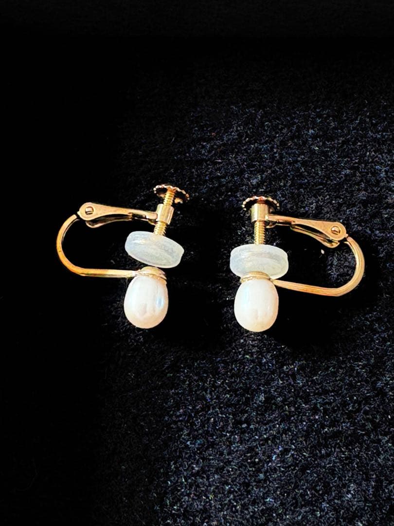 K10淡水パールイヤリング CLASKA yoriko mitsuhashi