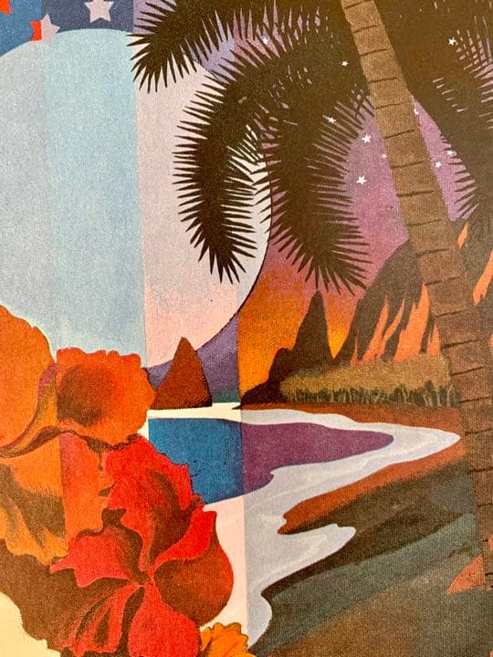 David  TWAハワイアン販ビンテージ オリジナルポスター