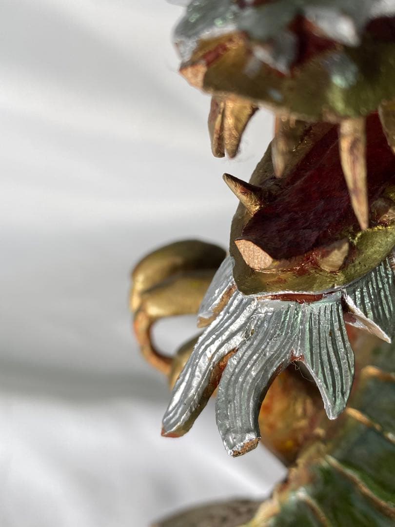 1114❣️ 龍　ドラゴン　風水　木彫り　ヴィンテージ