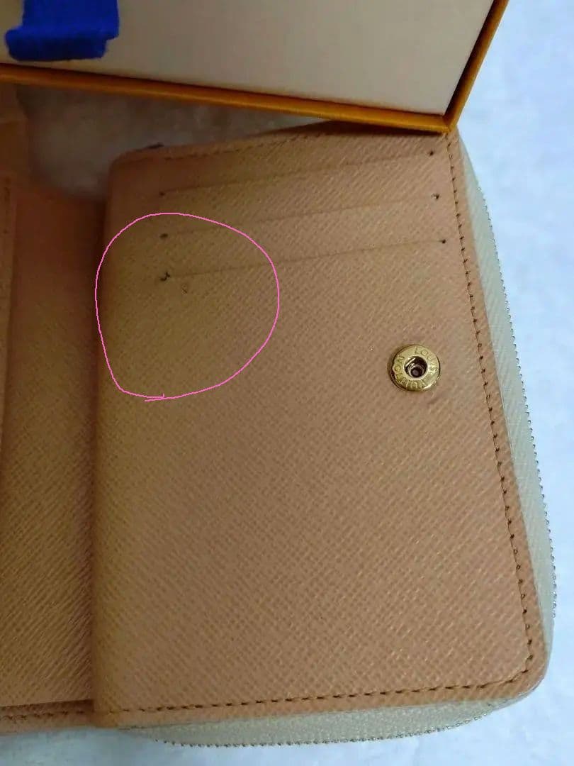 ルイビトン　ポルトフォイユ・ルー超美品！