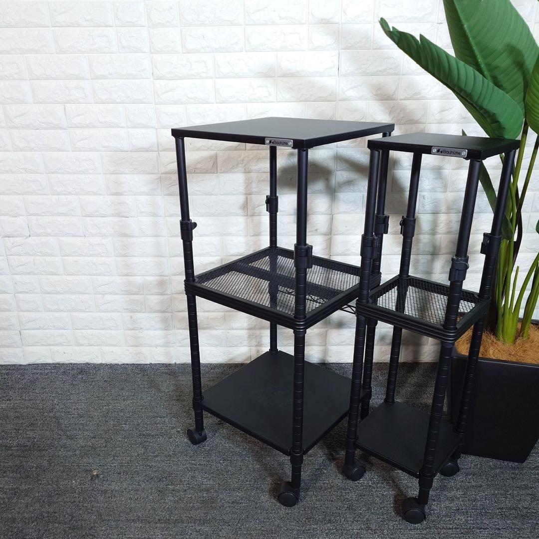 Bauhutte 昇降式スピーカースタンド 大小セット I033