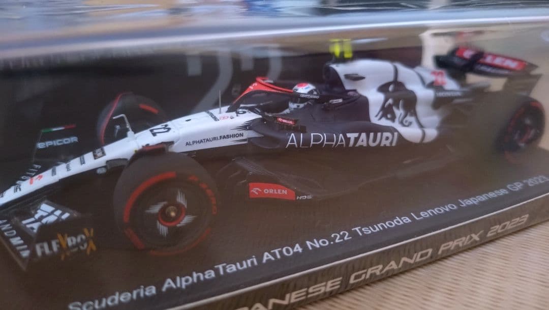スパーク 1/43 アルファタウリ AT04 角田裕毅 日本GP 2023