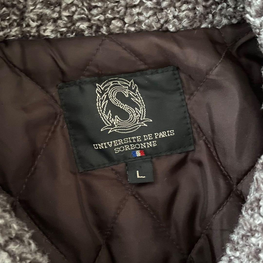 【美品】Vintage 90s 中綿キルティング パイピング ボアジャケット