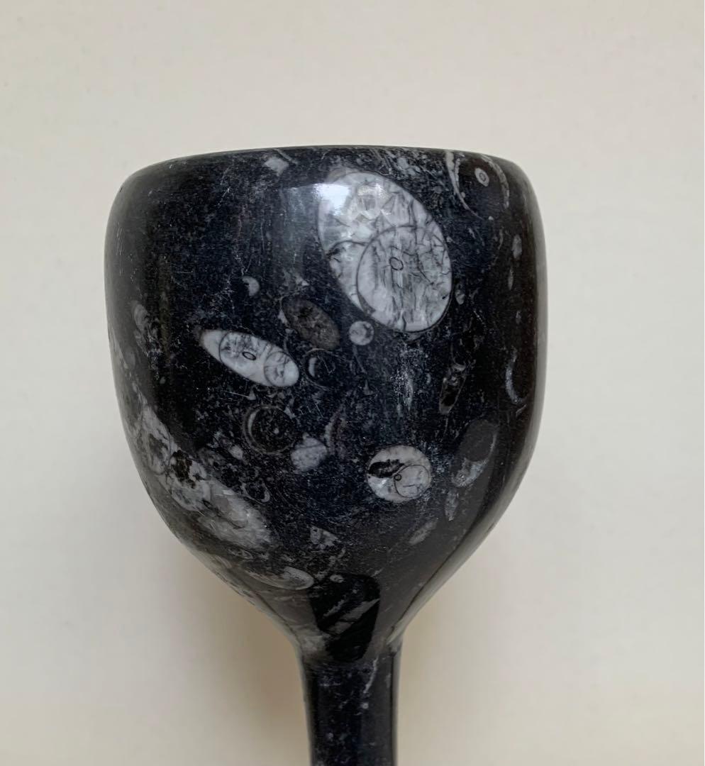 化石入り天然石　 置物