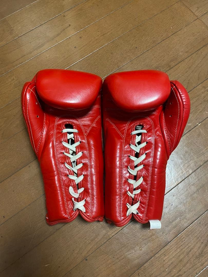 CLETO REYES プロフェッショナル ボクシンググローブ レッド16オンス