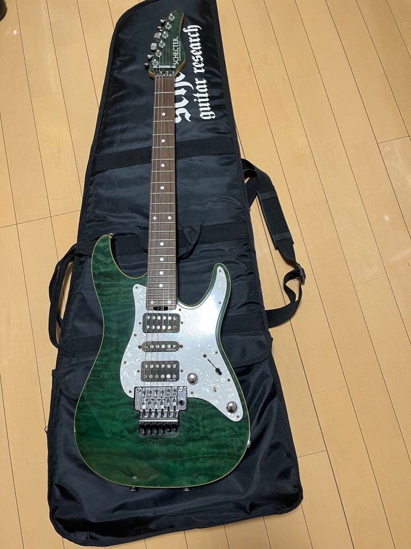 ギター SCHECTER SD-2 See-thru Green